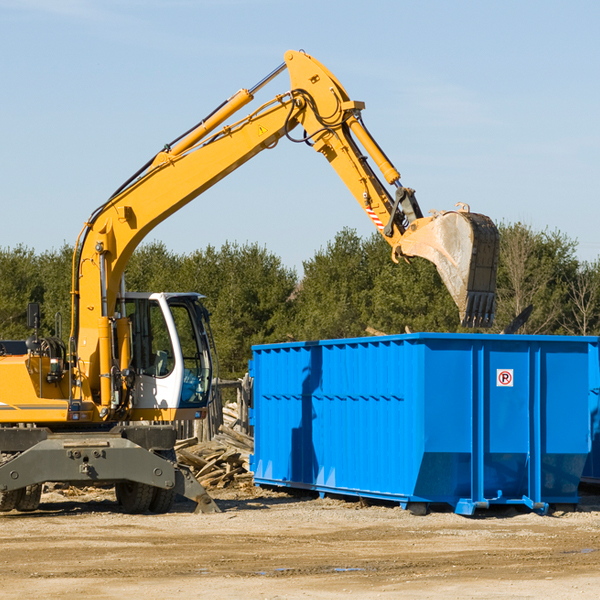 what size residential dumpster rentals are available in Lookout Mountain Georgia